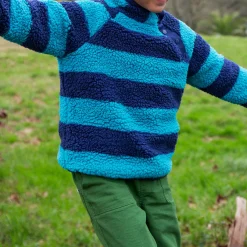 Reversible Striped Snuggle Fleece