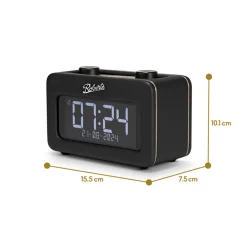 Revival Rest Alarm Clock Black