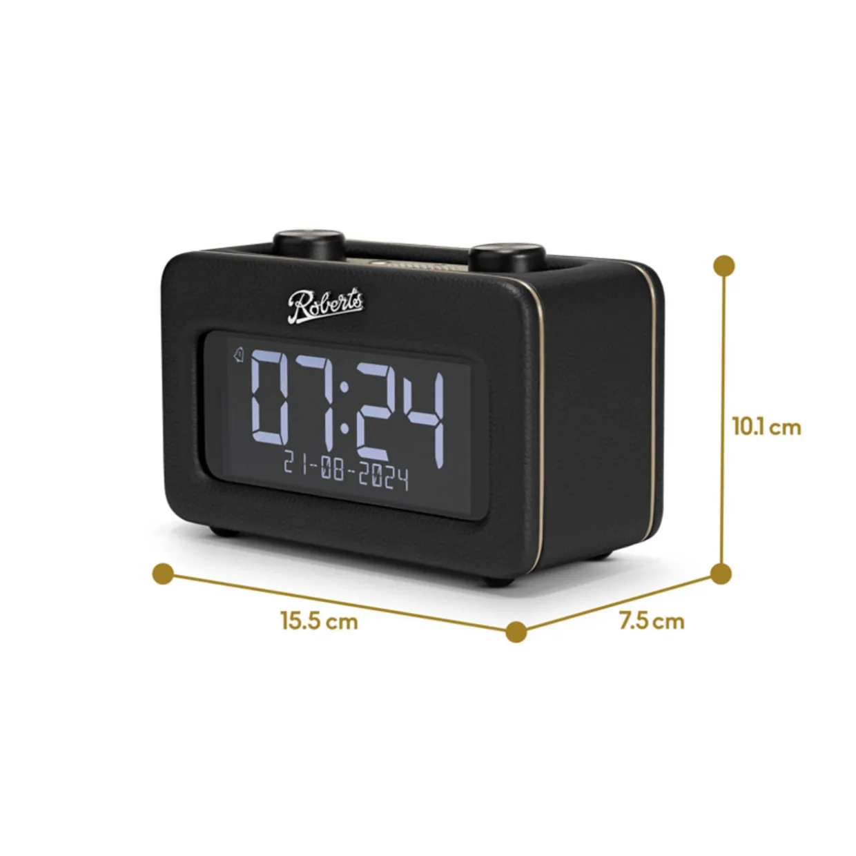 Revival Rest Alarm Clock Black