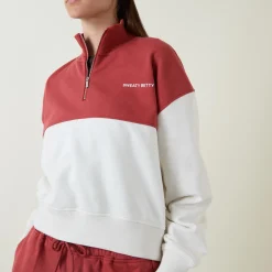 Outlet SWEATY BETTY Revive Cropped Half-Zip Sweatshirt