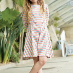 Rhianna Ribbed Stripe Dress