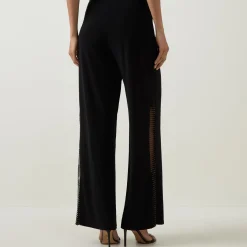 Outlet JOSEPH RIBKOFF Rhinestone-Embellished Wide Leg Trousers