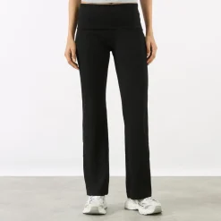 Rib Fold Over Trousers