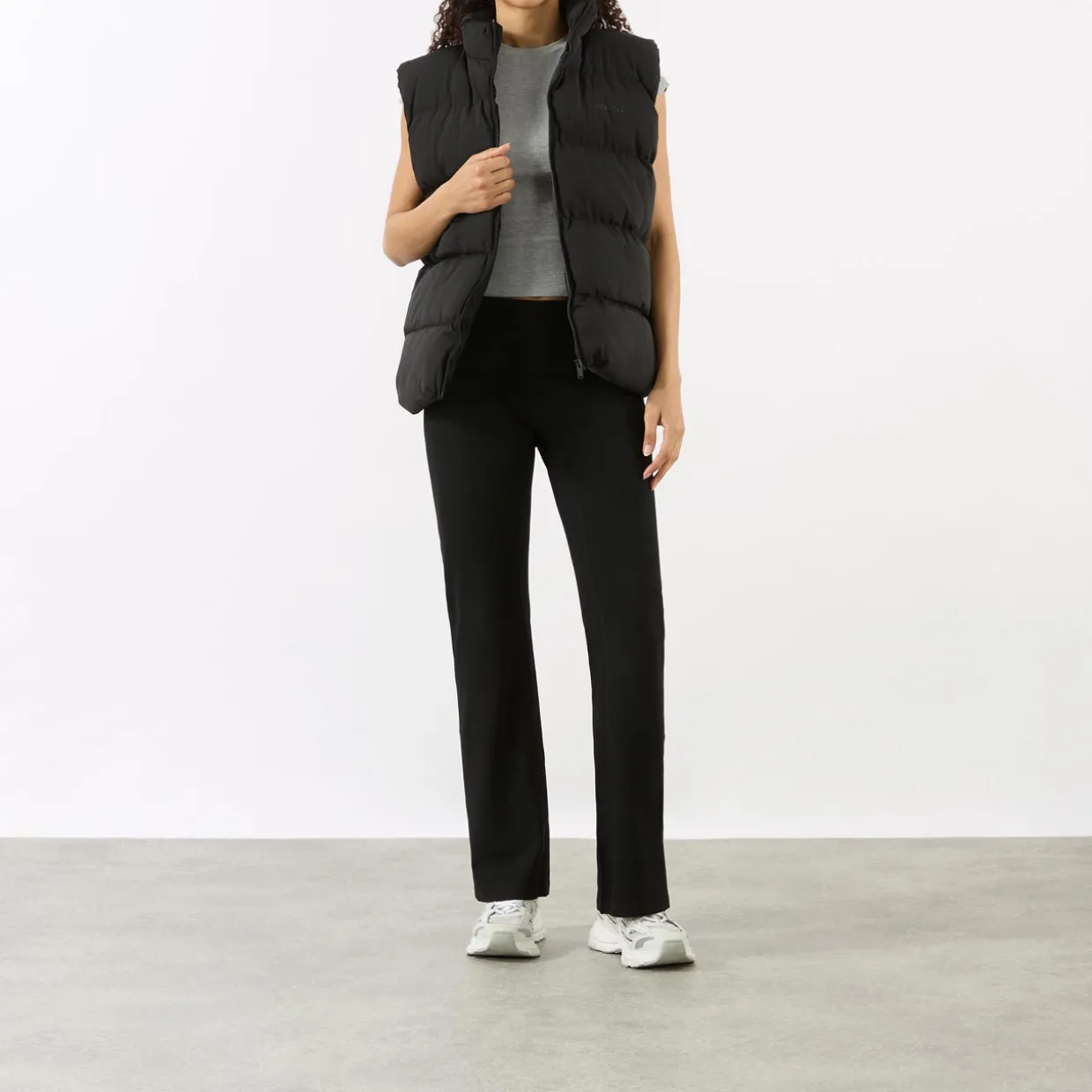 Rib Fold Over Trousers