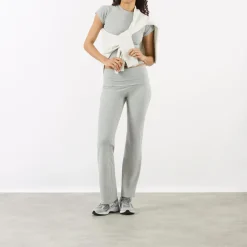 Rib Fold Over Trousers