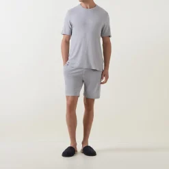 Sale BOSS Rib Stretch Logo Pyjama Top