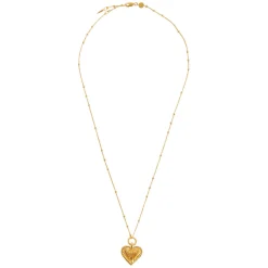 Sale MISSOMA Ridge 18kt Gold Plated Heart Necklace
