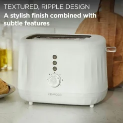 Sale KENWOOD Ripple 2 Slice Toaster Pure White