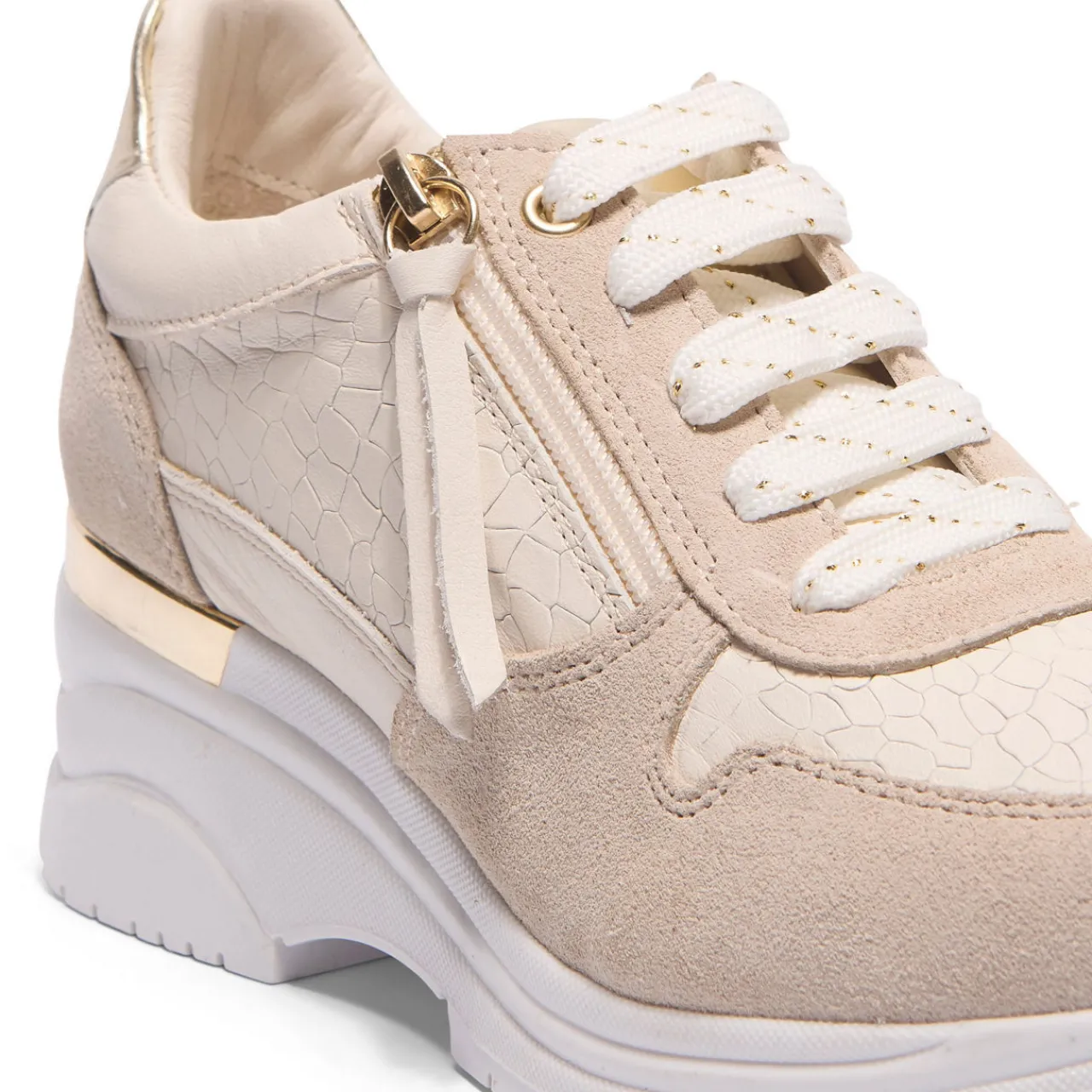 Hot CARL SCARPA Robyn Leather Platform Trainers