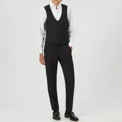 Rocco Slim Fitting Tuxedo Waistcoat