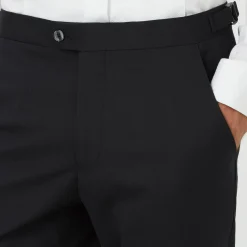 Rocco Slim Fitting Tuxedo Trousers