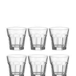 Rock Tumblers 25cl 6 Piece Clear