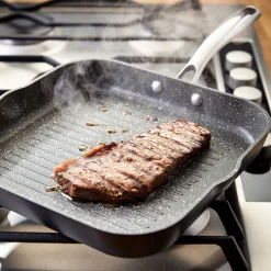 Discount STELLAR Rocktanium Non-Stick Grill Pan 26cm