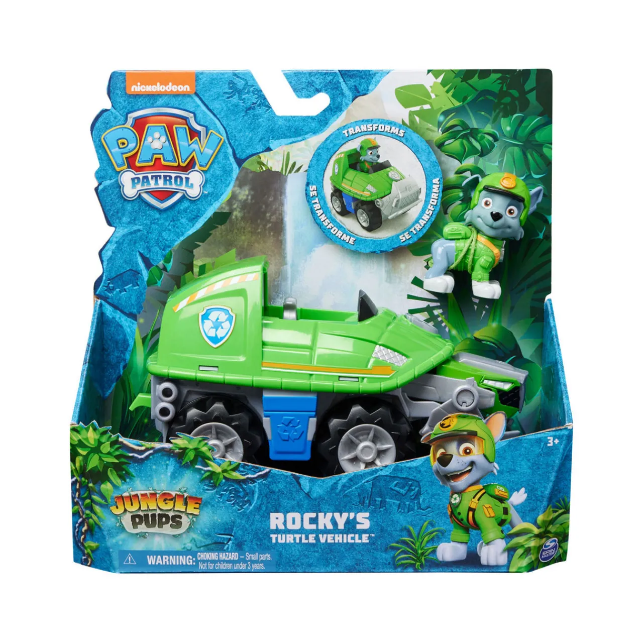 Hot PAW PATROL Rocky Snapping Turtle Vehicle Two-Piece Set