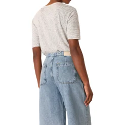 Hot WHISTLES Rosa Stripe T-Shirt