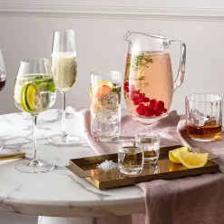 Rose Garden Champagne Flute, Set of Four