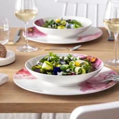 Hot VILLEROY & BOCH Rose Garden White Wine Goblet, Set of Four