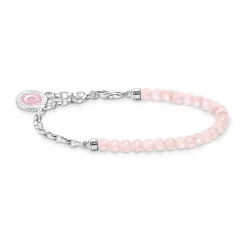 Rose Quartz Charm Bracelet