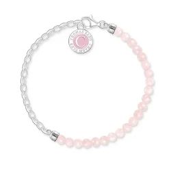 Rose Quartz Charm Bracelet