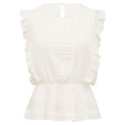 Clearance FOREVER NEW Rose Ruffle-Sleeve Top