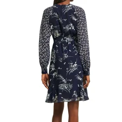 Fashion HOBBS Rosie Floral Flared Mini Dress