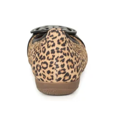 Rosta Leopard Print Ballet Pumps