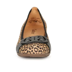 Rosta Leopard Print Ballet Pumps
