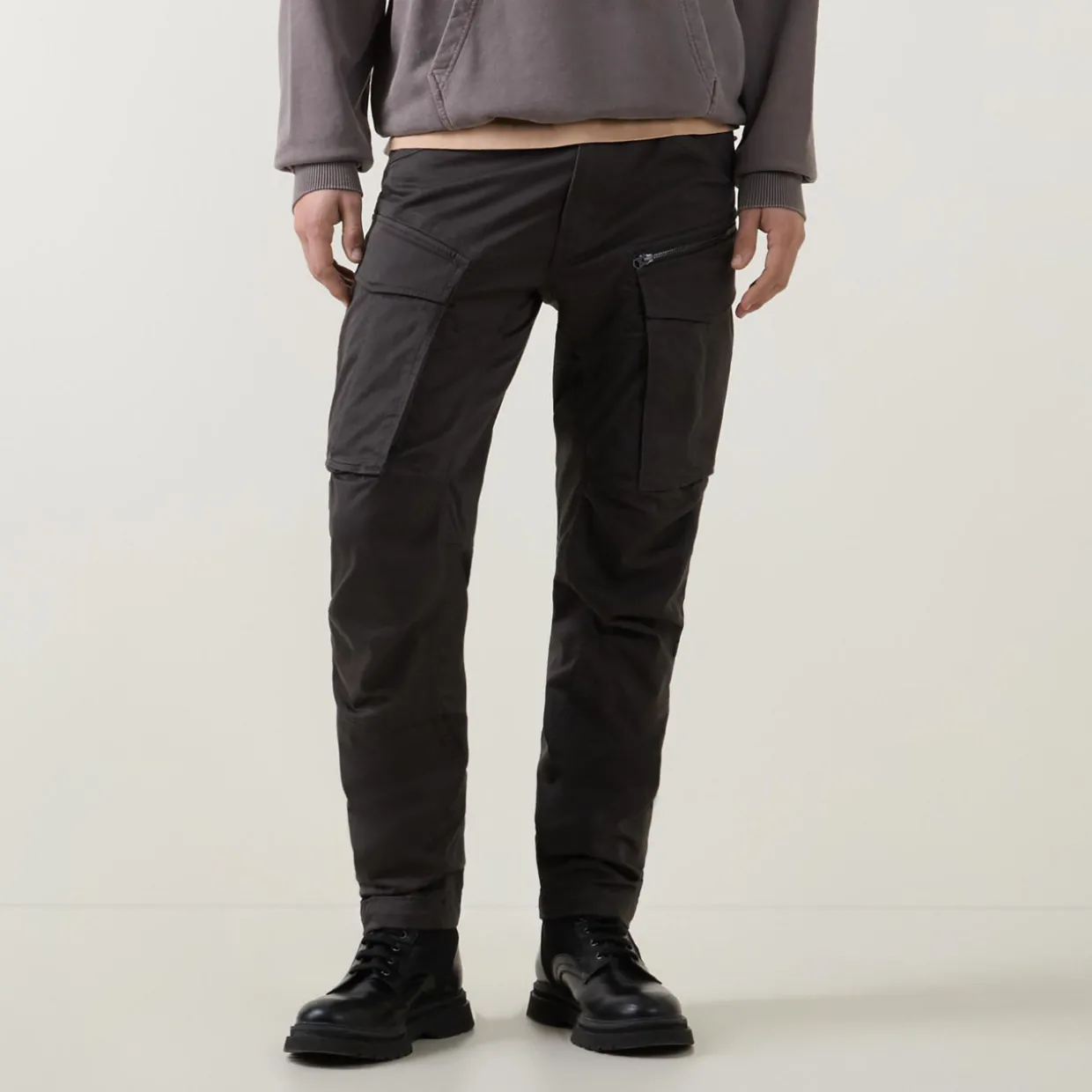 Rovic Zip 3D Tapered-Leg Trousers