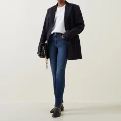 Roxanne Mid Rise Slim Leg Jeans