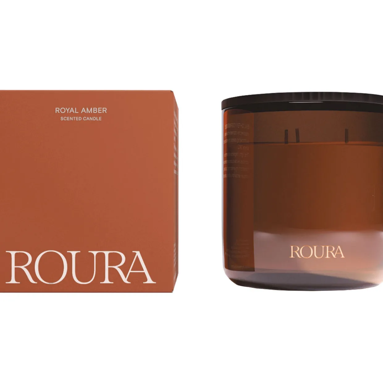 Royal Amber Three-Wick Scented Candle