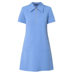 Fashion TARA JARMON Rubina Half-Zip Mini Shift Dress