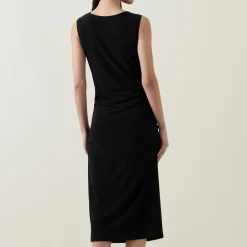 Fashion JOSEPH RIBKOFF Ruched Embellished Dress