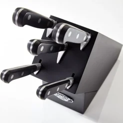 Sabatier IS Five-Piece Knife Block Set Black
