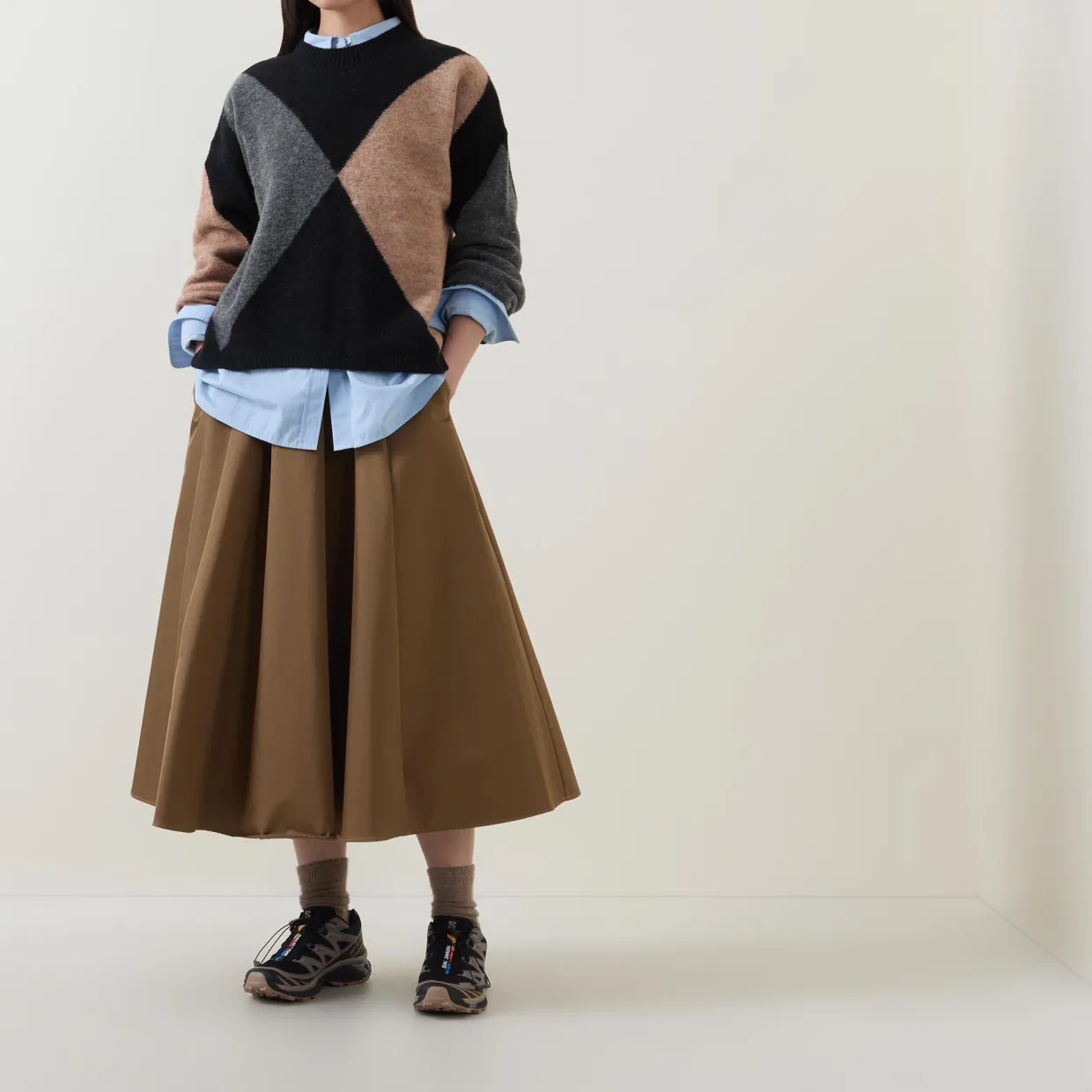 Sabrina Diamond Knit Sweater