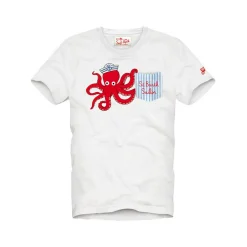 Sailor Octopus Stripe Pocket T-Shirt