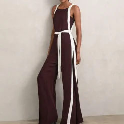 Salma Belted Wide-Leg Jumpsuit