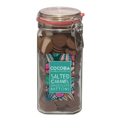 Salted Caramel Milk Chocolate Buttons Jar 950g