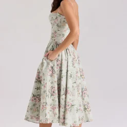 Samaria Floral Flared Dress