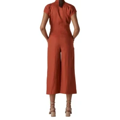 Sana Linen Button Jumpsuit
