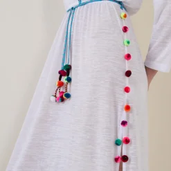 Santorini Pom Pom Sundress