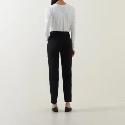 Sanya Cropped Straight Leg Trousers