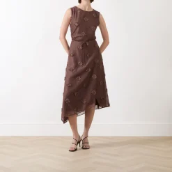 Online SAMSOE SAMSOE Saportofino Fringed Flower Asymmetric Dress