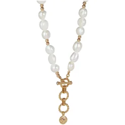Fashion NEWBRIDGE SILVERWARE Sappho Large Baroque Pearl Necklace