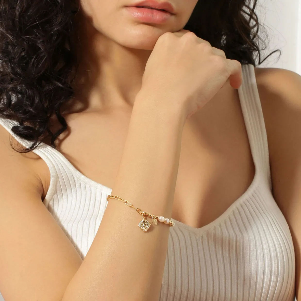 Sappho Seed Pearl Beaded Bracelet