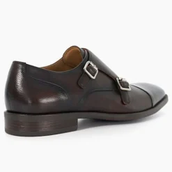 Satchin Double Buckle Monk Shoes