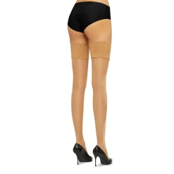 Outlet WOLFORD Satin Touch Stay Ups Gobi