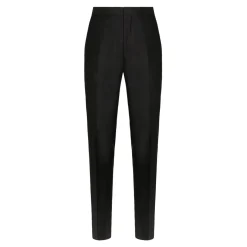 Satin-Detail Slim-Leg Tuxedo Trousers