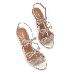 Scarlet Bow Heeled Sandals