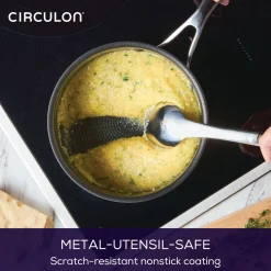 Scratch Defense Stainless Steel Saucepan with Lid 20cm