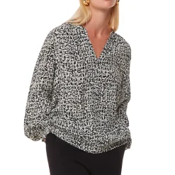 Online WHISTLES Scribble Print Blouse